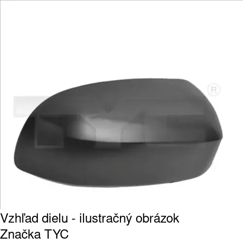 Rám vonkajšieho zrkadla POLCAR 555655TM