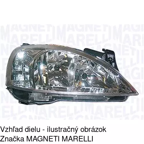 Hlavný reflektor 5557101E /POLCAR/ - obr. 3