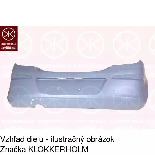Zadný nárazník POLCAR 555896-5