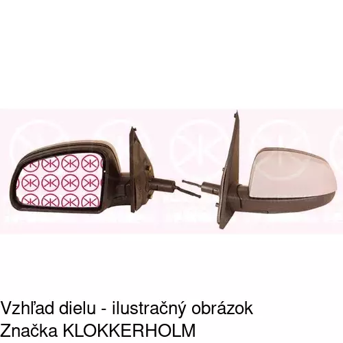 Vonkajšie zrkadlo 5559511M /POLCAR/ - obr. 1