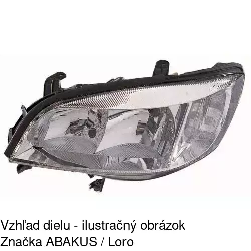Hlavný reflektor 556009-E /POLCAR/ - obr. 3