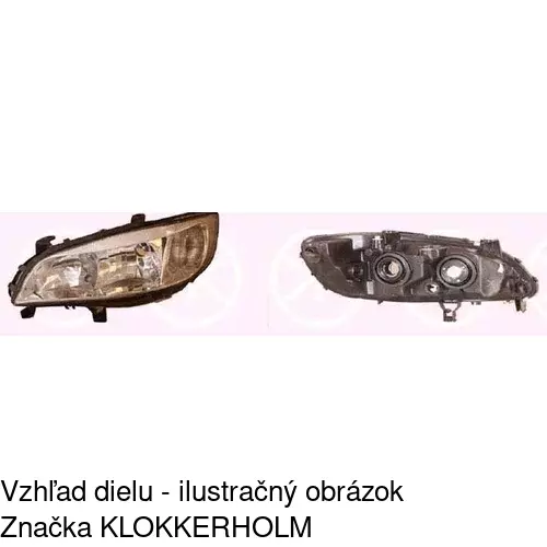 Hlavný reflektor 5560101E /POLCAR/ - obr. 1