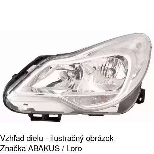 Hlavný reflektor 55B110-V /POLCAR/ - obr. 5