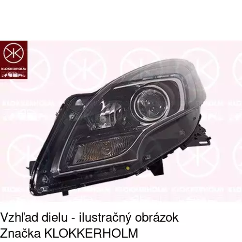 Hlavný reflektor POLCAR 55M109-U