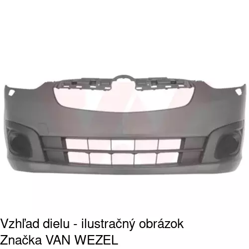 Predný nárazník 55U1075J /POLCAR/ - obr. 1