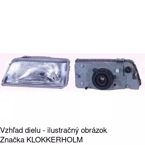 Hlavný reflektor 5702092E /POLCAR/ - obr. 1