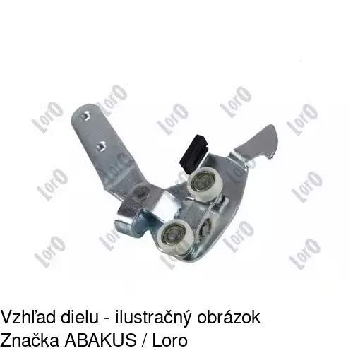Vozík - kolieska pant posuvných dverí 5702Z-71 /POLCAR/ - obr. 2
