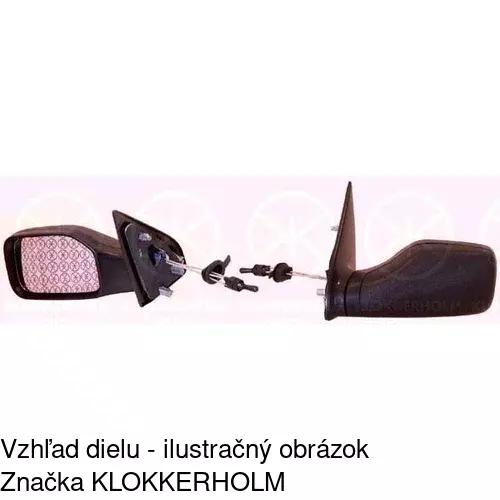 Vonkajšie zrkadlo 5706513M /POLCAR/ - obr. 3