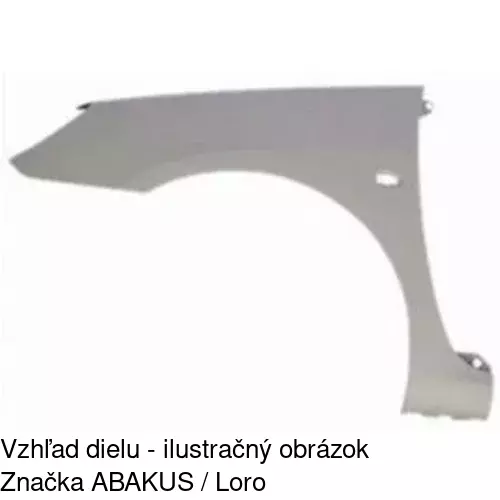 Predný blatník 571001 /POLCAR/ - obr. 1
