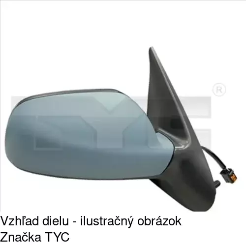 Rám vonkajšieho zrkadla 571054PE /POLCAR/ - obr. 4