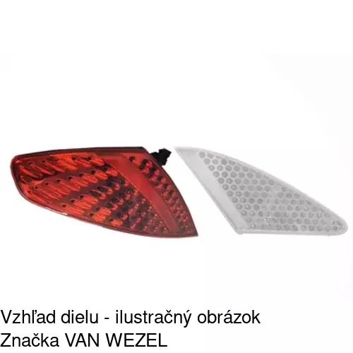Zadné svetlo 5710872S /POLCAR/ - obr. 1
