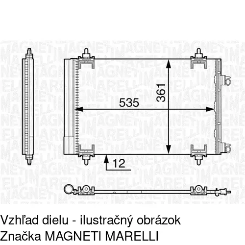 Chladiče klimatizácie POLCAR 5711K81X