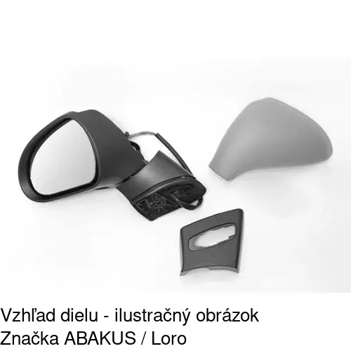 Vonkajšie zrkadlo 5712515M /POLCAR/ - obr. 2