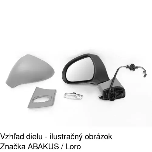 Vonkajšie zrkadlo 5712515S /POLCAR/ - obr. 3