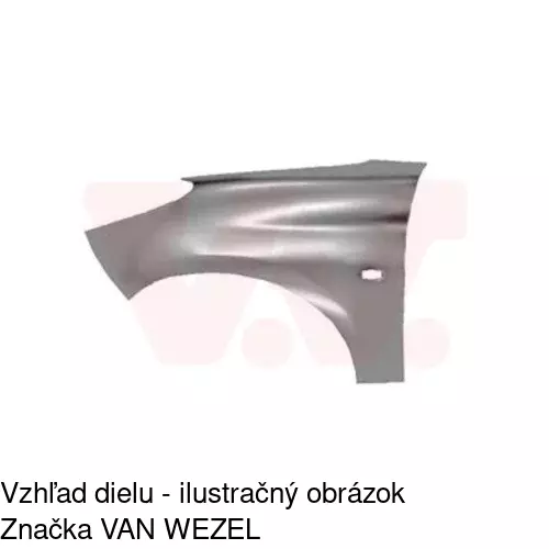Predný blatník 572001 /POLCAR/ - obr. 1