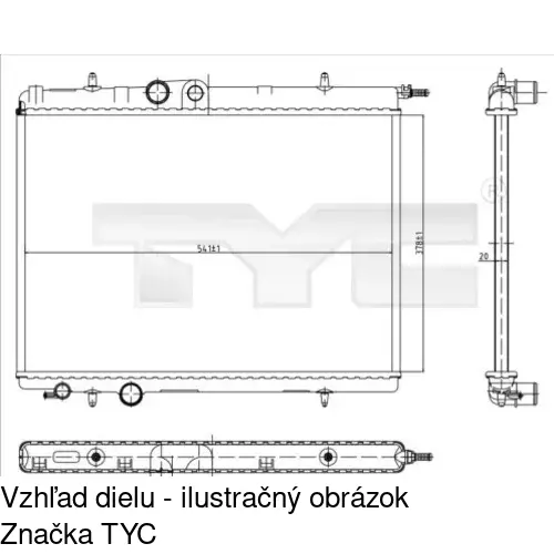 Chladiče vody POLCAR 5723087X