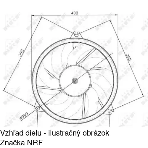 Ventilátory chladičov 572323W4-Q /POLCAR/ - obr. 1