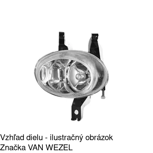 Hmlové svetlo - predné 5723291E /POLCAR/ - obr. 4