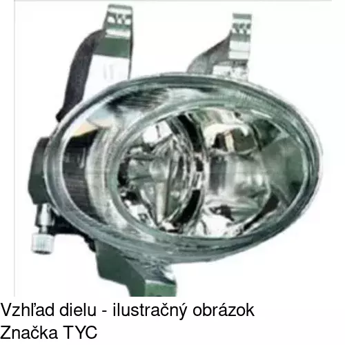 Hmlové svetlo - predné POLCAR 5723300E