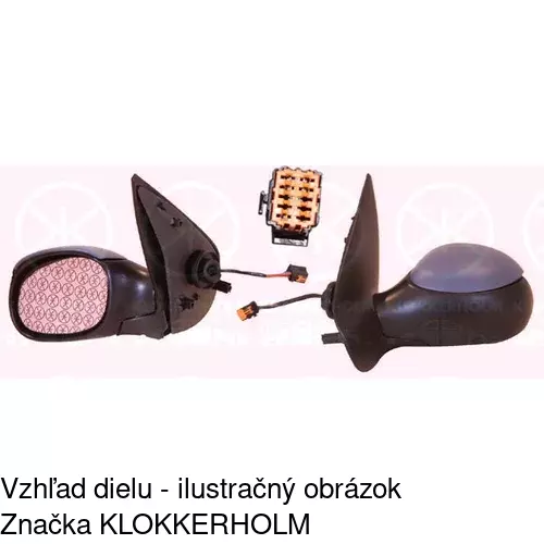 Vonkajšie zrkadlo POLCAR 5723516E