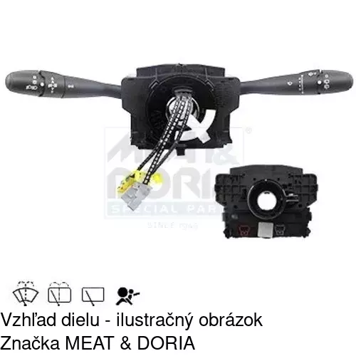 Združený prepínač POLCAR 5723PZ-3