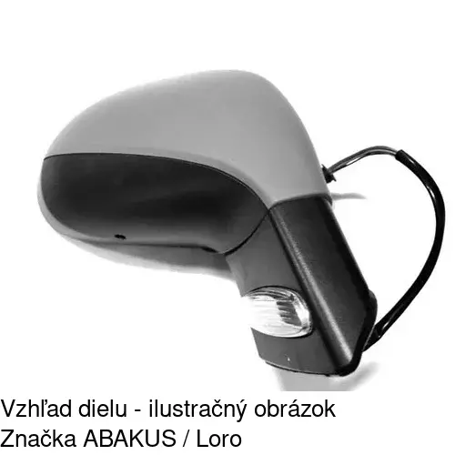 Rám vonkajšieho zrkadla 572455PM /POLCAR/ - obr. 2