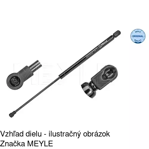 Plynová pružina 5724AB /POLCAR/ - obr. 2
