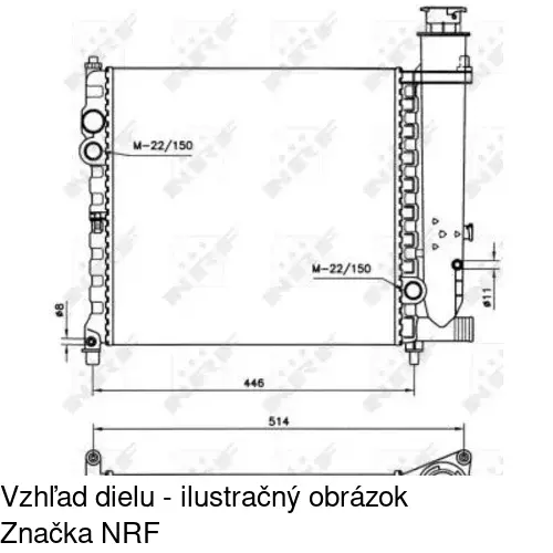 Chladiče vody POLCAR 5737083X