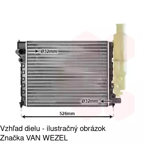 Chladiče vody 574508A1 /POLCAR/ - obr. 2