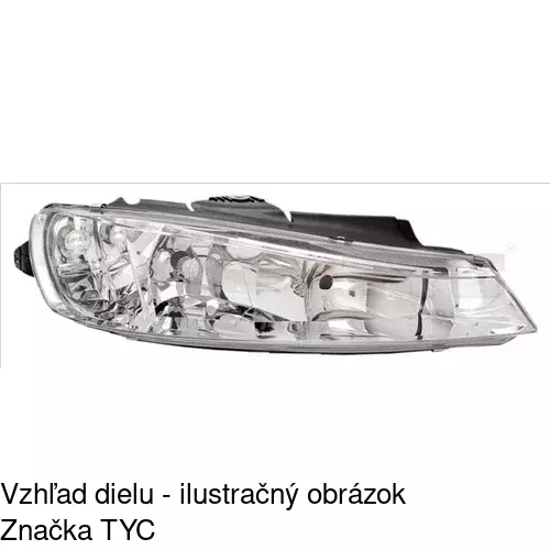 Hlavný reflektor 5747090E /POLCAR/ - obr. 1