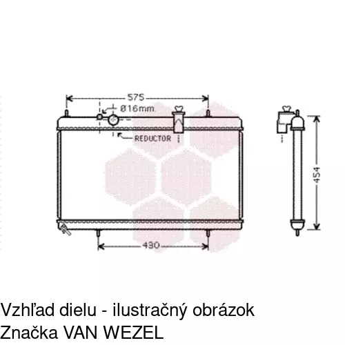 Chladiče vody 574808-4 /POLCAR/ - obr. 2