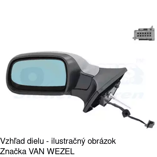 Vonkajšie zrkadlo 5748514M /POLCAR/ - obr. 3