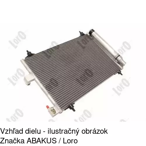 Chladiče klimatizácie 5748K8C1 /POLCAR/ - obr. 2