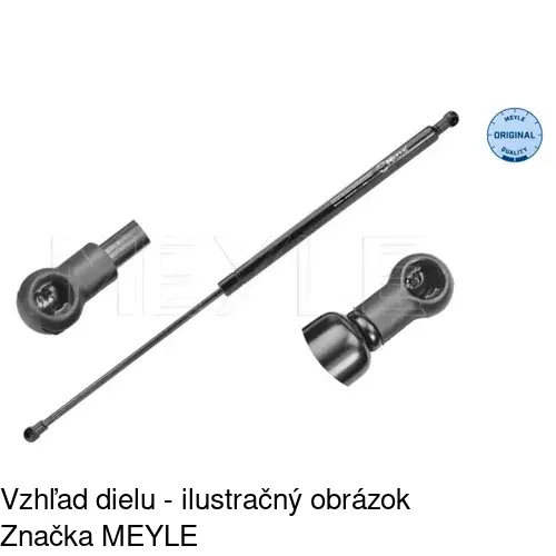 Plynová pružina 5756AB1 /POLCAR/ - obr. 4