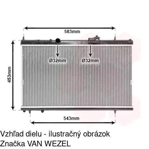 Chladiče vody 576608-3 /POLCAR/ - obr. 1