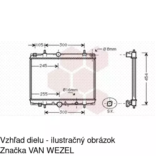 Chladiče vody 576608A1 /POLCAR/ - obr. 3