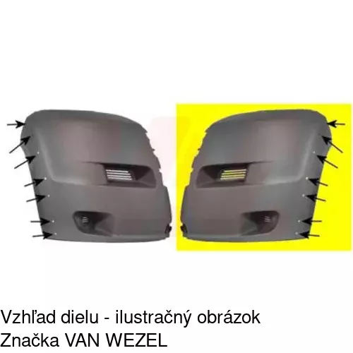 Rámik nárazníka 5770172Q /POLCAR/ - obr. 4