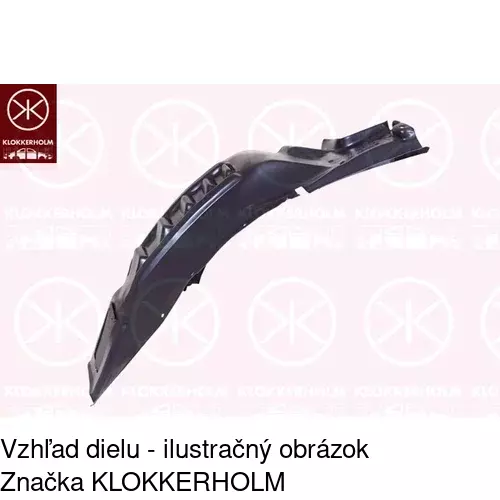Podblatník (plast) POLCAR 5770FL-2