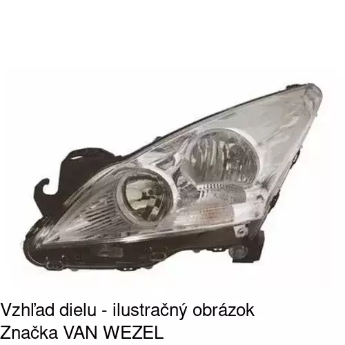 Hlavný reflektor 578009-E /POLCAR/ - obr. 4