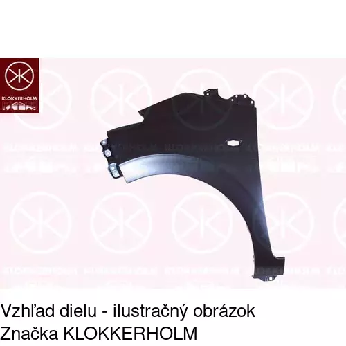 Predný blatník POLCAR 57A102
