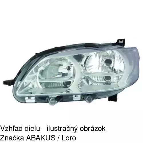 Hlavný reflektor 57B2102E /POLCAR/ - obr. 1