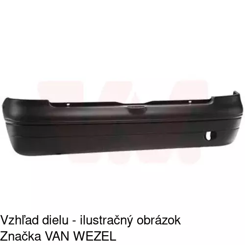 Zadný nárazník POLCAR 600496