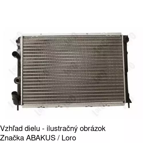 Chladiče vody 600708A2 /POLCAR/ - obr. 4