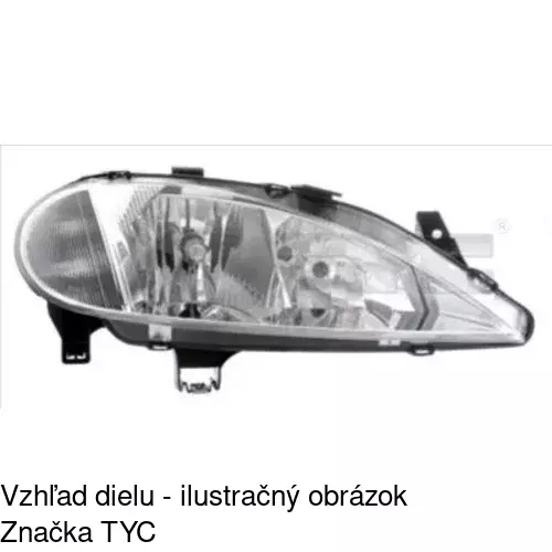 Hlavný reflektor POLCAR 6011091E