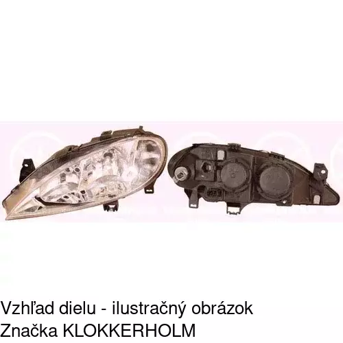 Hlavný reflektor 6011091E /POLCAR/ - obr. 2