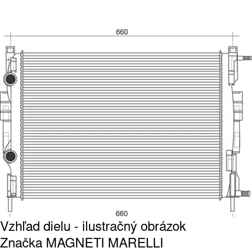 Chladiče vody 601208B2 /POLCAR/ - obr. 2