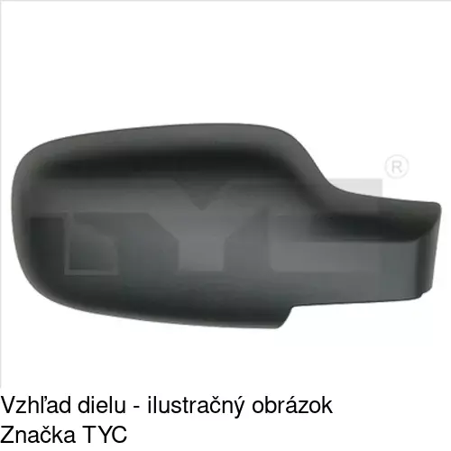 Vonkajšie zrkadlo 6012521M /POLCAR/ - obr. 1