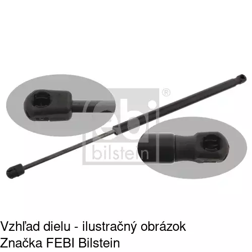 Plynová pružina 6012AB3 /POLCAR/ - obr. 1