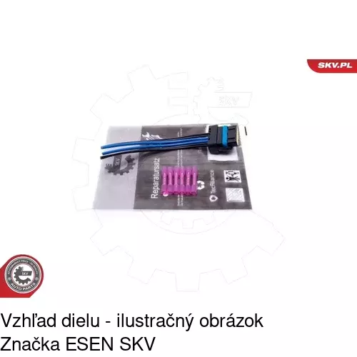 Mechanizmus sťahovania okna elektrický bez motora 6012PSG6E /POLCAR/ - obr. 2