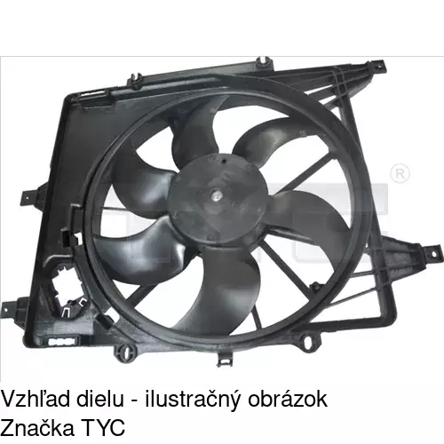 Ventilátory chladičov 601523W1 /POLCAR/ - obr. 1